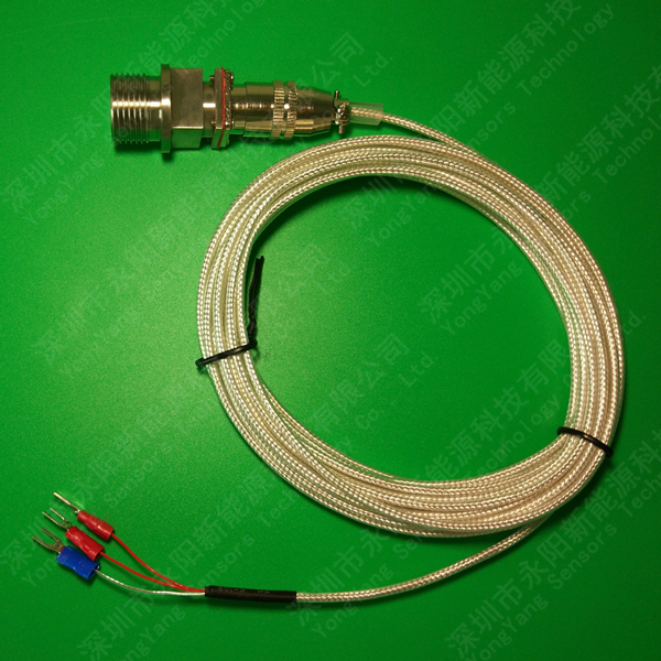 無(wú)管螺紋航插式PT100鉑熱電阻溫度傳感器